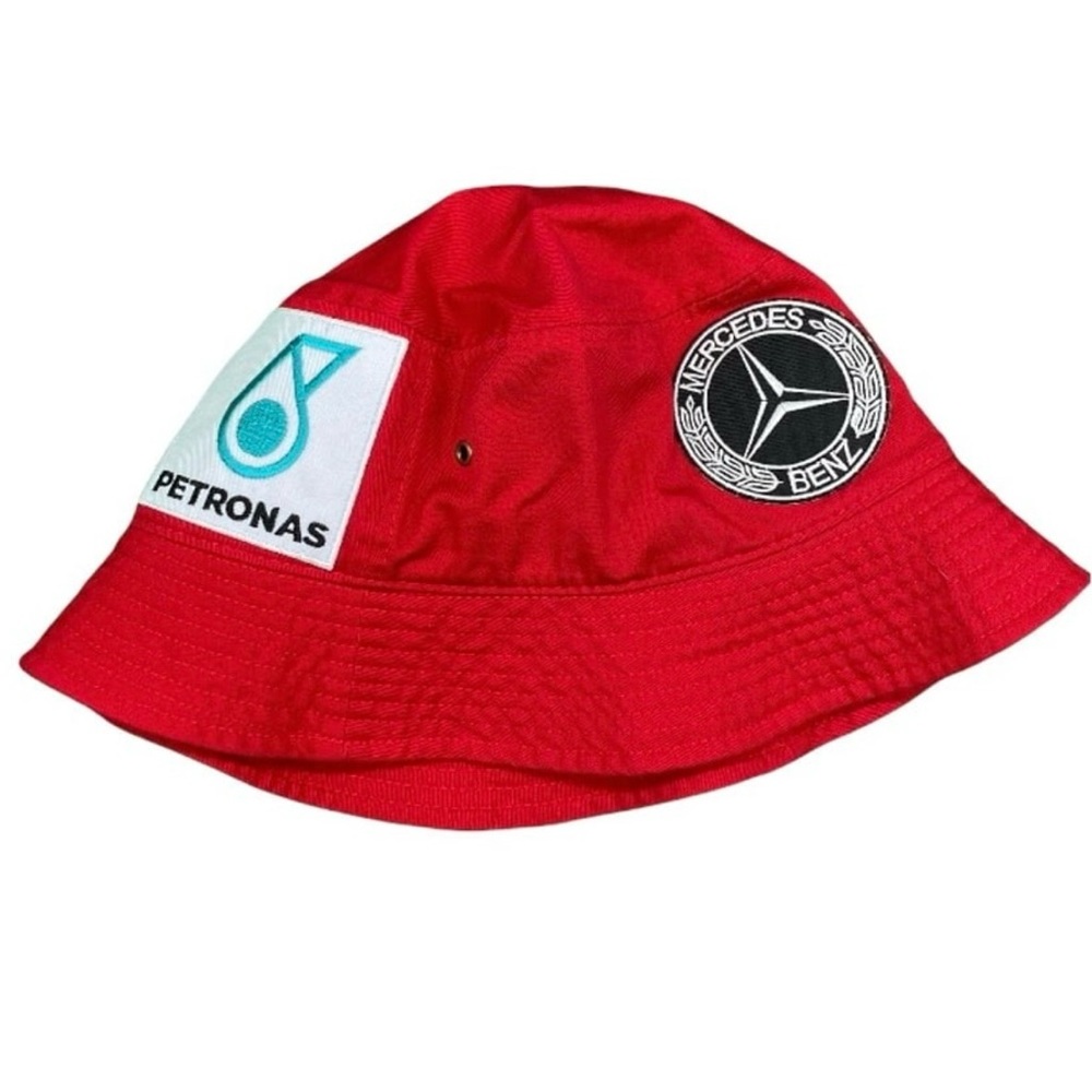 Mercedes Benz F1 Bucket Hat (Red) Lewis Hamilton (Art School brand)